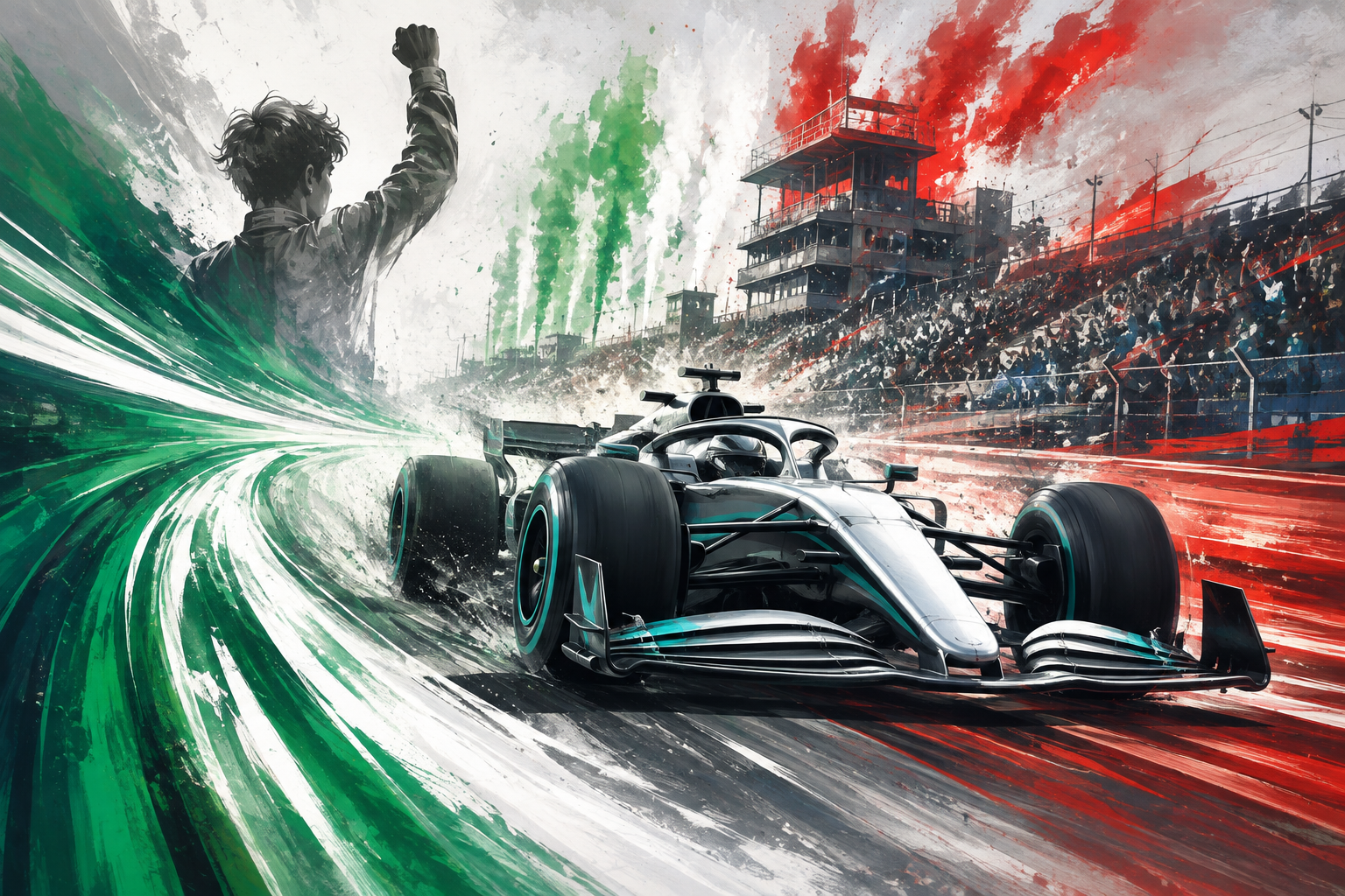 Antonelli wins at Monza after starting 19th
