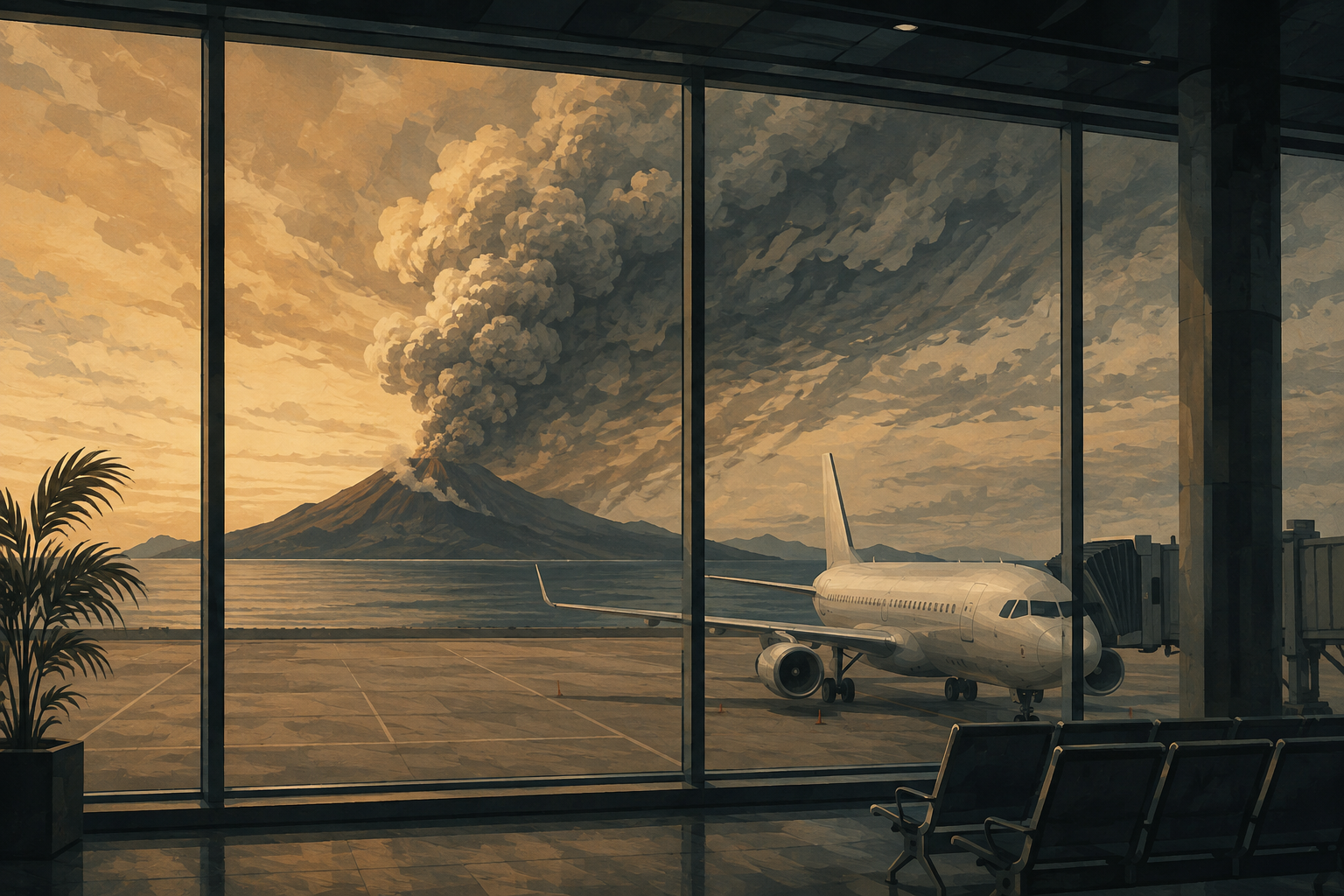 Volcanic ash disrupts Jakarta flights as Anak Krakatau erupts