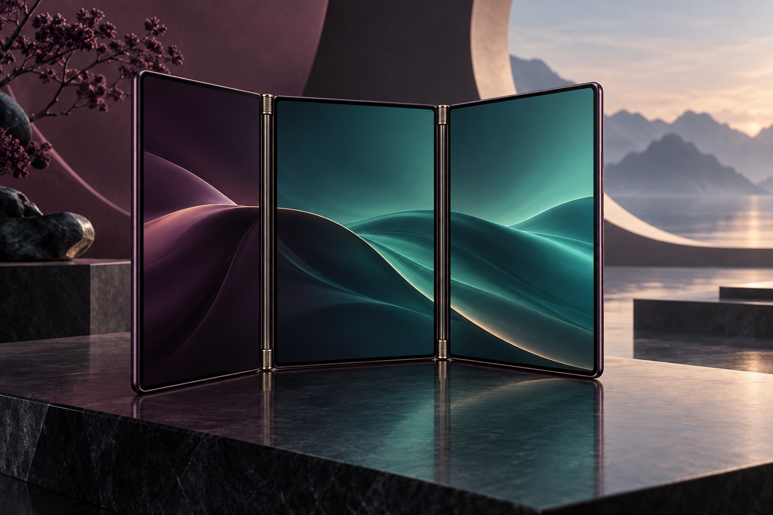 Huawei’s new tri-fold phone opens big, with a price to match
