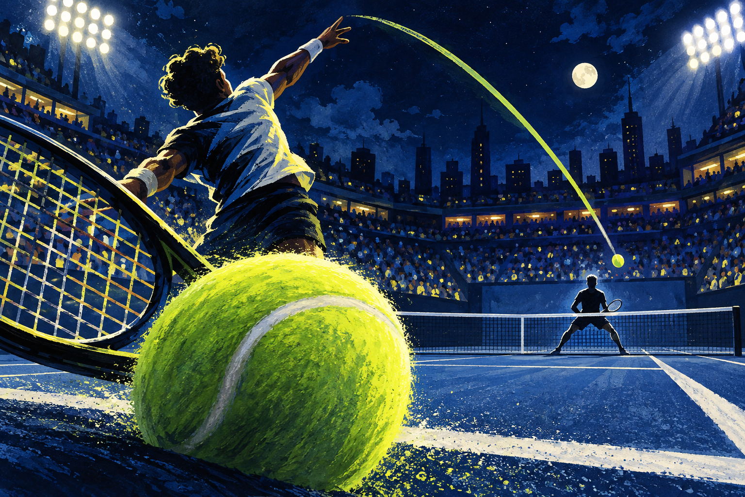 Shelton sends Alcaraz home as the US Open stays up until 3:33 a.m.