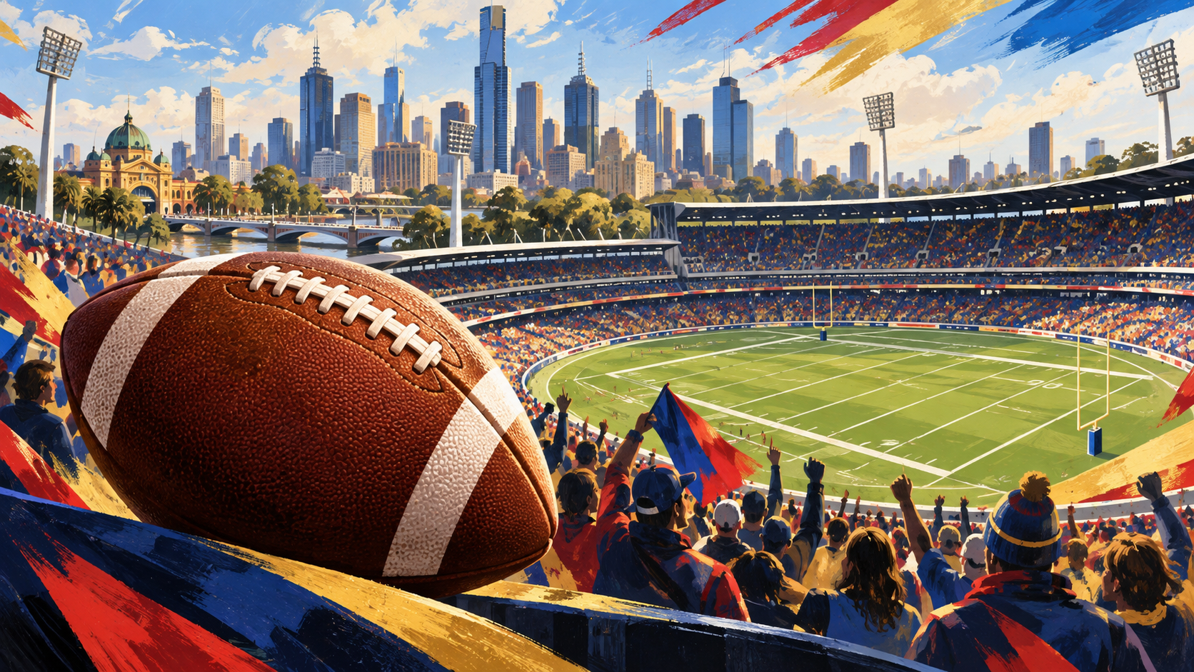 The NFL came to Melbourne. The 49ers took home a 27-7 win.