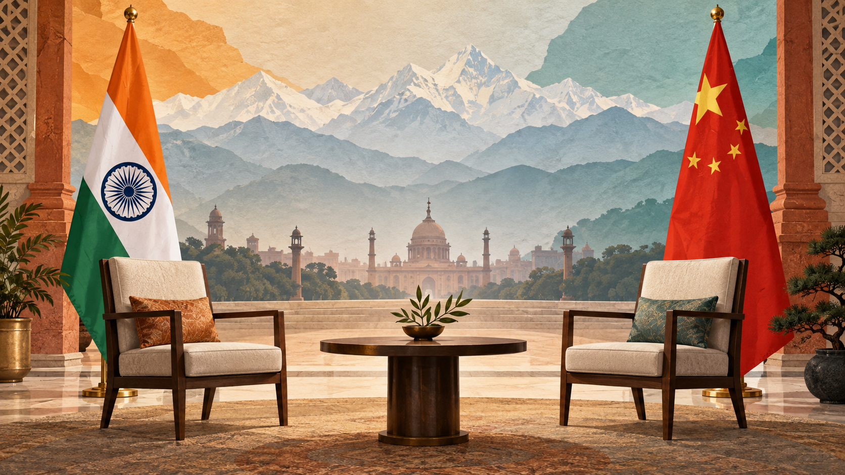 Modi and Xi talk business in Delhi, with the border still in the picture