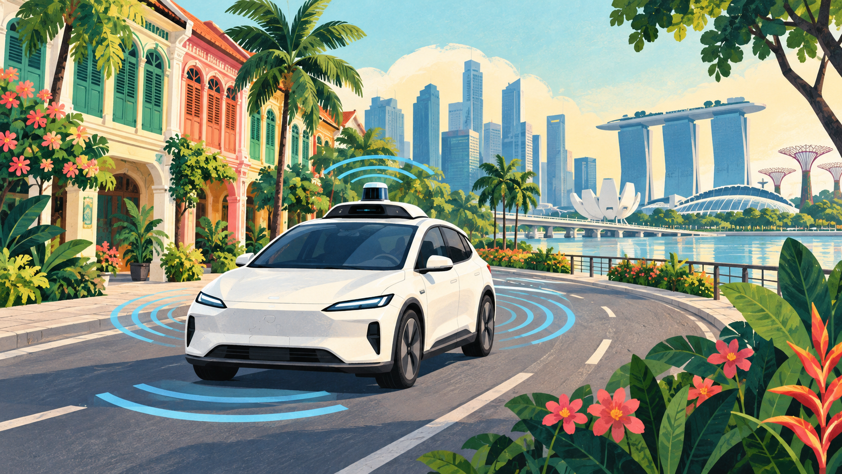 Waymo plans driverless rides in Singapore in 2028, after a year of preparation
