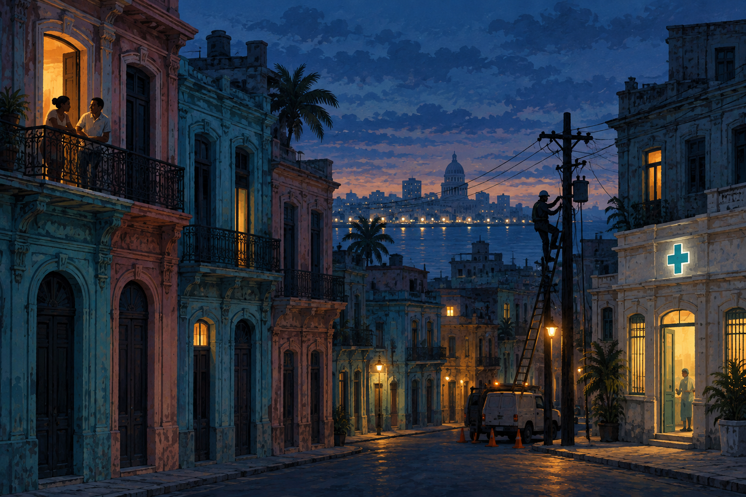 Cuba starts restoring power after another nationwide blackout
