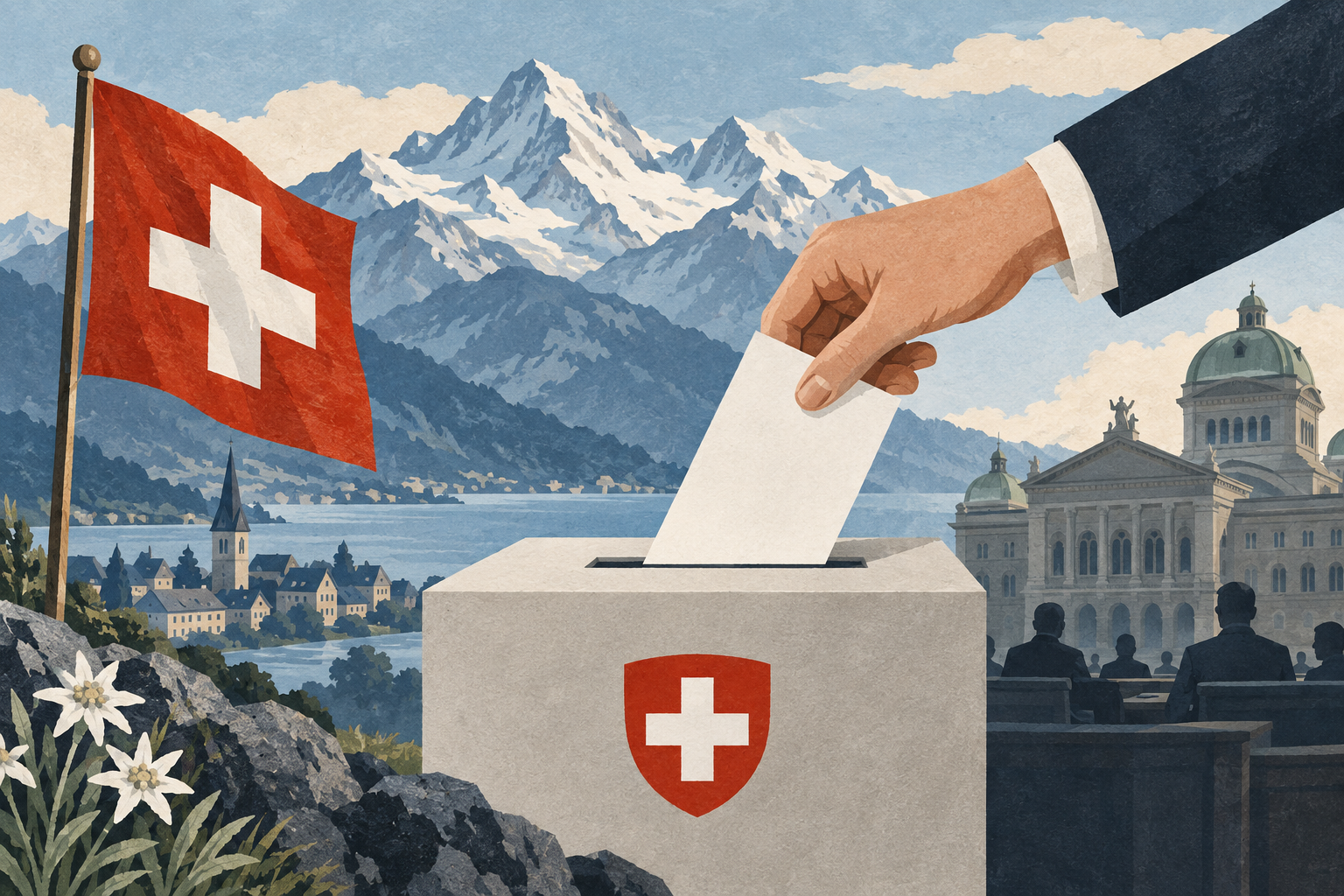 Swiss voters reject stricter neutrality rules, keeping room for sanctions and cooperation