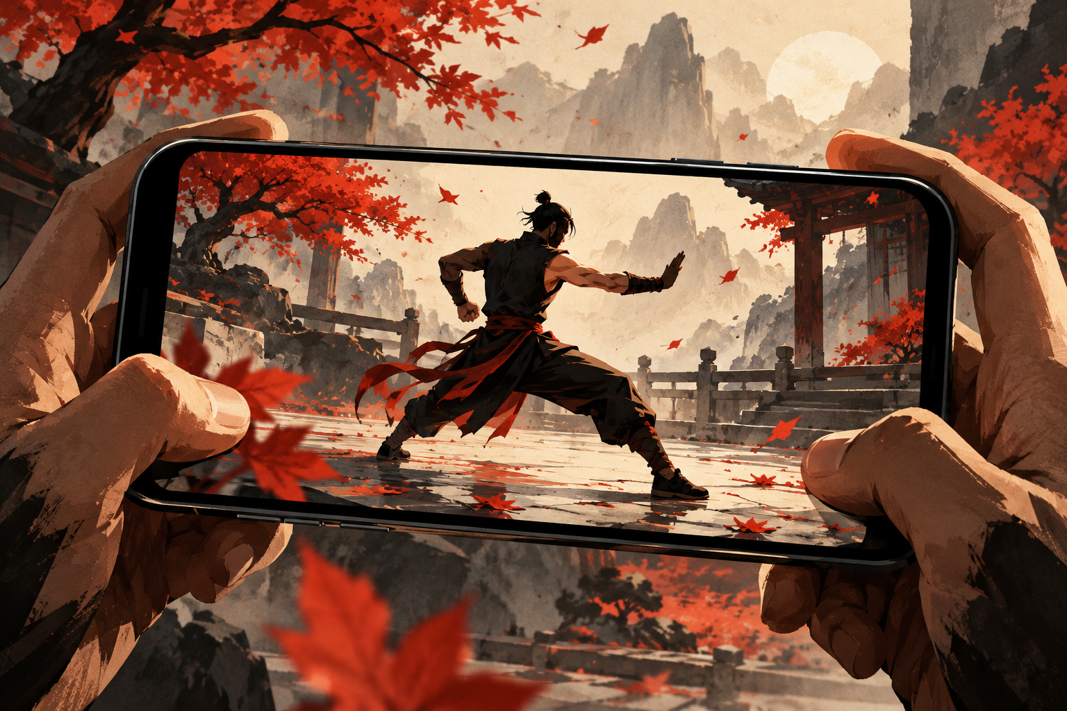 Sifu is coming to phones on October 12, and your thumbs have work to do